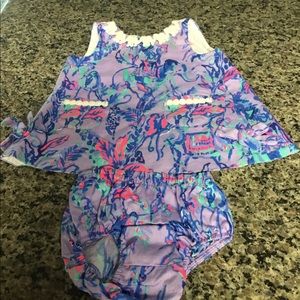 3-6 month old lilly Pulitzer outfit